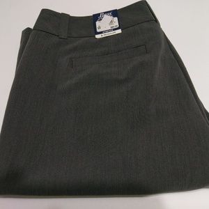 NEW Women Pant Career Gray Dress Work Slack 8 reg